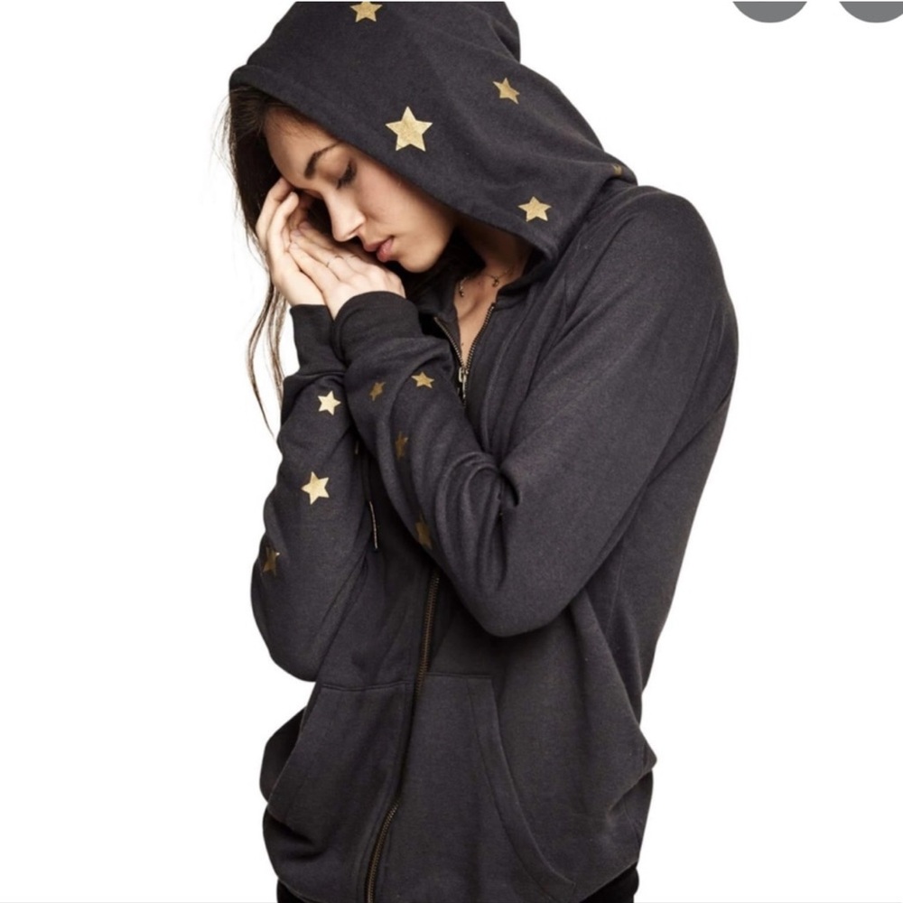 Spiritual Gangster Stars Dharma Zip After Yoga Hoodie Medium